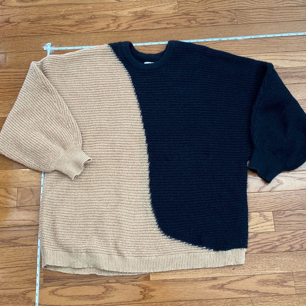 Abstract, Color Block Sweater - image 1